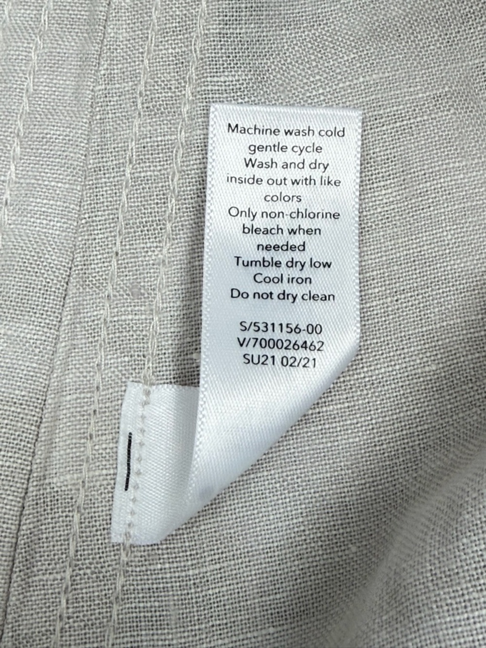 NWT Athleta Cabo Tide Linen Jogger Neutral Camo Sz 6 Tall - Picture 13 of 15
